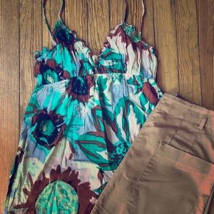 Lightweight floral tank